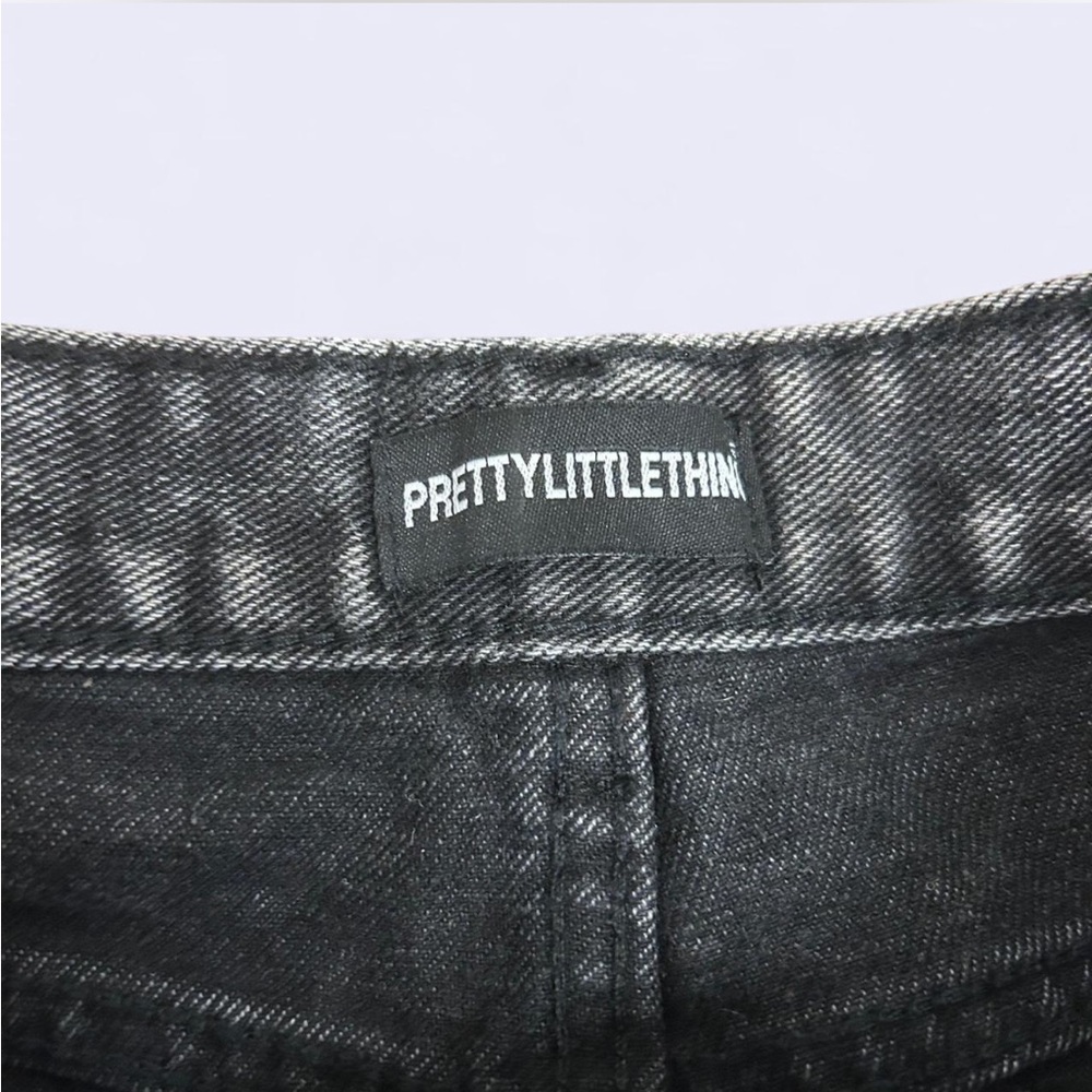 PrettyLittleThing Grey Distressed Shorts - Picture 4 of 5